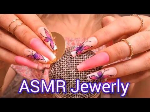 ASMR Jewerly Triggers for Sleep ~ Suuuper Relaxing ❤️ Mic Scratching, Ear to Ear Triggers No Talking