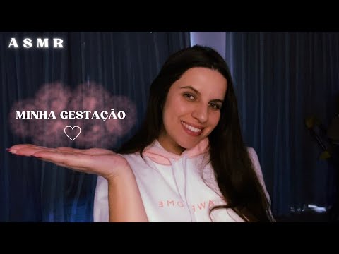 ASMR CONVERSANDO COM VOCÊ | Um bate papo sobre minha gestação, voz suave, sons relaxantes 💗