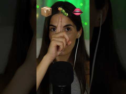 ASMR Emoji challenge 👄📦🐛 #asmrespañol #asmrtriggers #asmrshorts #relaxing