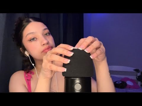ASMR | Mic scratching your HEAD & DOWN your spine (NO TALKING) *FOAM* 