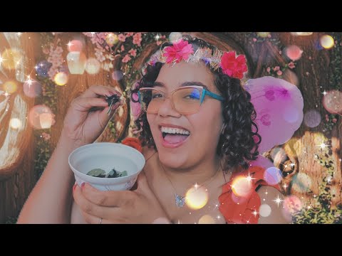 ASMR RAINHA DAS FADAS CUIDANDO DAS SUAS ASAS 🧚🏽‍♀️💖