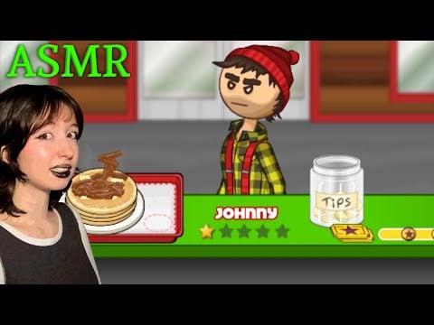 ASMR | Papa's Pancakeria Pt.6 🥞 Tongue Clicking & Whispers!