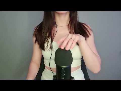 ASMR✨mic base tapping & scratching | hand movements | soft mic scratching✨