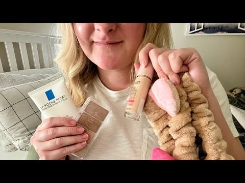 ASMR - doing your date night makeup | role play | fast paced | whisper