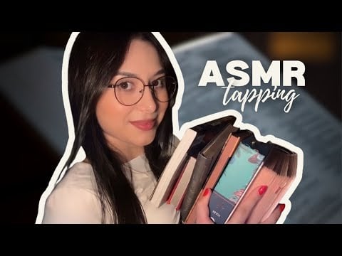ASMR | Tapping em livros Para dormir rápido