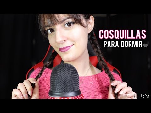 ♡ASMR español♡ COSQUILLAS PARA DORMIR. (Mic scratching,squishing,camera brushing,cepillo,tapping)