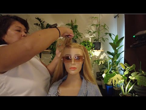 ASMR Perfectionist Hairstyling, Curly Hairstyle, Hair & Makeup Tutorial, Finishing Touch Whispering 