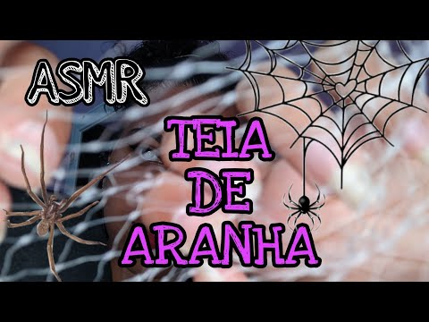 ASMR TEIA 🕸️🕷️ | TIRANDO TEIA DO SEU ROSTO + INAUDÍVEL 😴