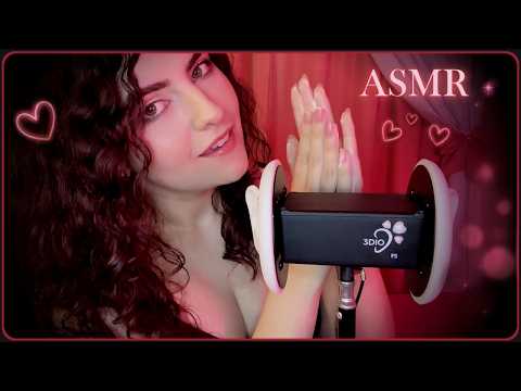 ASMR ♥ Ear Massage + Unintelligible Whispers to Help You Sleep ♥