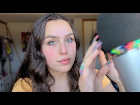 ASMR- Mic Scratching W/ LONG Nails!!!