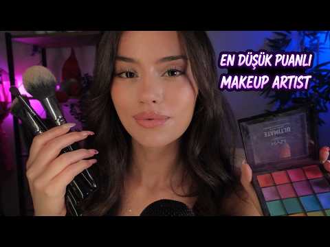 ASMR - En Düşük Puanlı Makeup Artistine Geldin 💄