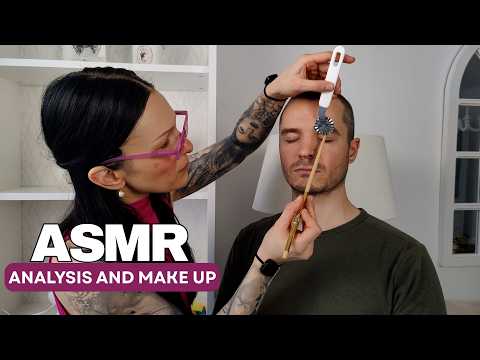 ASMR Skin Analysis & Makeup