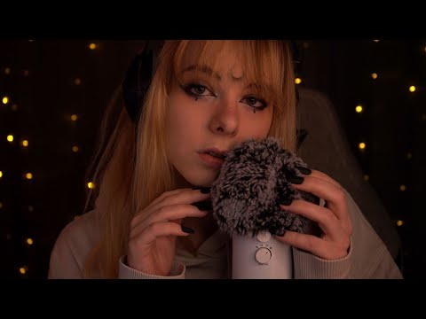 ASMR | 3 HOURS Most Gentle Whispering & Fluffy Mic Sounds for Deep Sleep