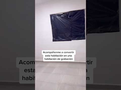 Acompáñenme a convertir esta habitación en una habitación para grabar contenido #roomtransformation