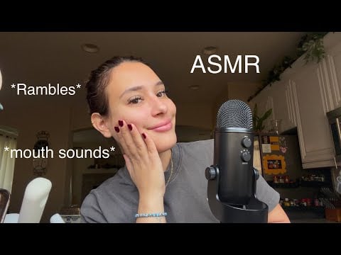 ASMR~ Mouth Sounds and Hand Movements in my Kitchen