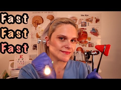 The FASTEST Detailed ASMR Cranial Nerve Exam EVER!