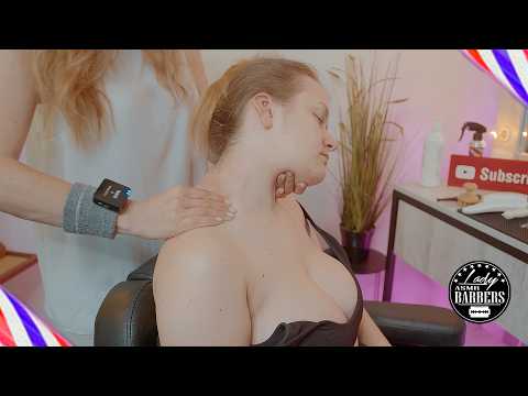 ASMR Hair and Scalp Massage by Barber Lady Marta