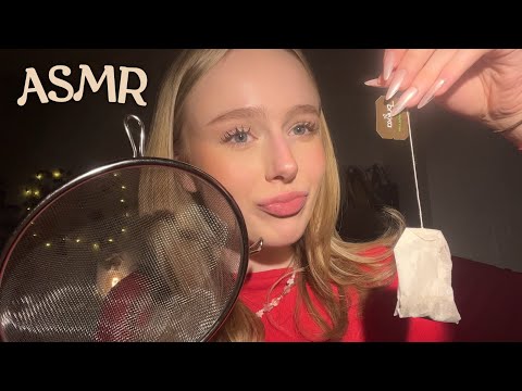 ASMR| Long Nail Scratching And Whispering ~Visual Triggers 🤍