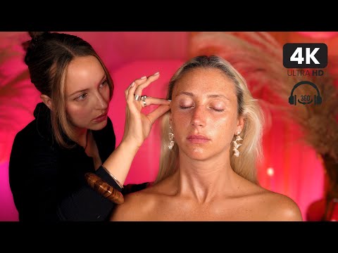 ASMR Scalp Reading & Hair Pulling Massage ✨ with Skin Tracing & Energy Correction