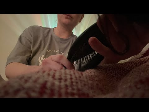 ASMR BRUSHING YOUR HAIR + SCALP MASSAGE | Personal Attention & Tingles