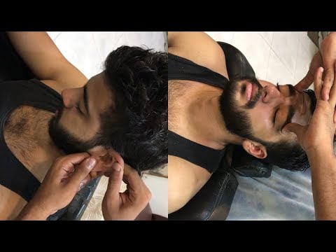 Perfect ASMR Head Massage by barber Asim💆🏻‍♂️| Neck Massage & Ear Cracking | Stress and Pain Relief