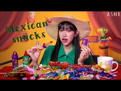 사탕이 맵다… 멕시코 간식 이팅사운드 먹방ASMR | 할로윈 사탕 추천^^
