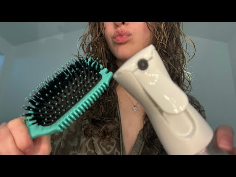 Doing My Hair Routine ASMR