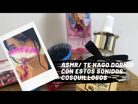 ASMR/ Te hago dormir con estos sonidos cosquillosos/ ASMR en español/ Andrea ASMR 🦋