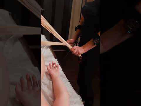 Foot and leg ASMR massage for Lisa