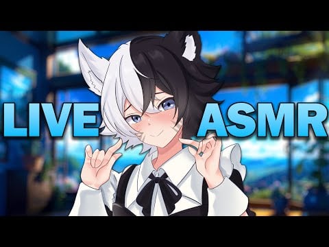 🔵 Live 3DIO ASMR | Your Late-Night Femboy Escape 💙