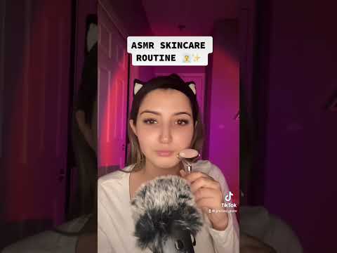 asmr skincare routine ✨ #asmr #relaxing #shorts