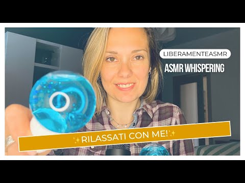 Asmr ita Intense Whispering ✨Rilassati con me!✨(Automassaggio con Beauty Crystal Ball)