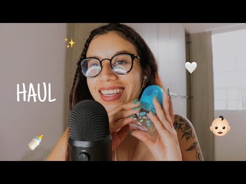 ASMR haul de cositas para mi bebé 🤍