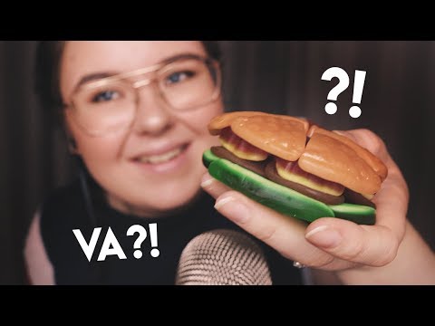 ASMR Äter GODISHAMBURGARE?!
