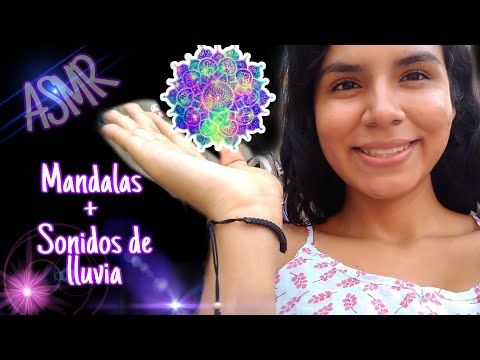 💮🖍️COLOREANDO MANDALAS mientras LLUEVE🌧️| ANI ASMR