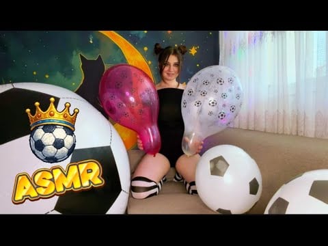 2026 FOOTBALL ASMR | Balloons and Beachball For The World Cup 🏆⚽️