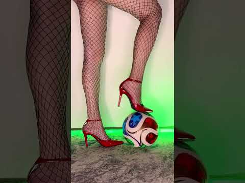 Football skills that are net worthy 😉⚽️ #worldcup2026 #legs #fifa2026 #fishnets #heels