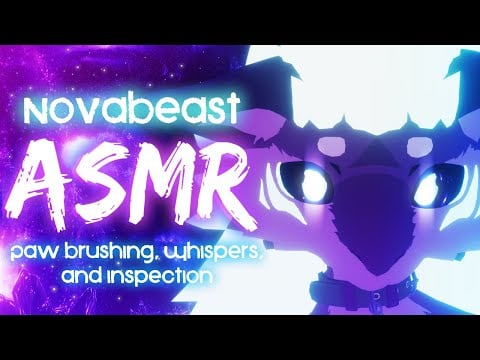 [Furry ASMR] Novabeast inspects you while in a relaxing galactic rain world [M4A] [Whispering]