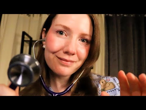 [ASMR] Home Nurse Roleplay Medical Exam , Crinkles , Personal Attention , Eye Exam , Hearing Test
