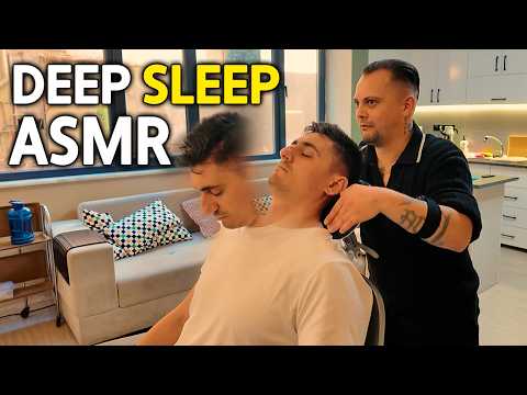 ASMR HEAD MASSAGE | Knockout Relaxation: ASMR Sleep for People Who Can't Sleep