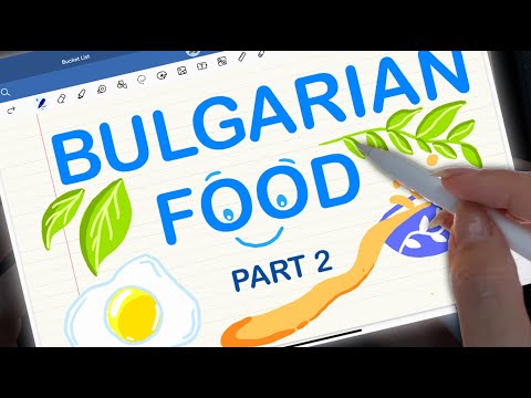 iPad ASMR Teaching You Bulgarian 🍕 All About Bulgarian Food (Part 2)