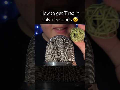 How to get Tired in only 7 Seconds! 🧡 #asmr