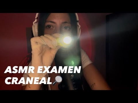 ASMR examen de los nervios craneales🧠|asmr argentina