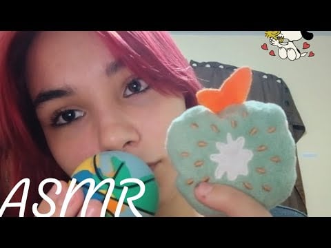✨ ASMR com Sons Relaxantes | Tapping na Bolinha + Pelúcia com Barulhinho Crocante ✨