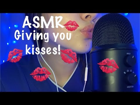 ASMR | Giving you kisses | Hand movements | Mouth sounds