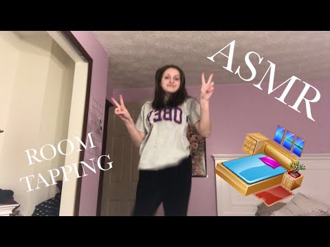 ASMR TAPPING AROUND MY ROOM