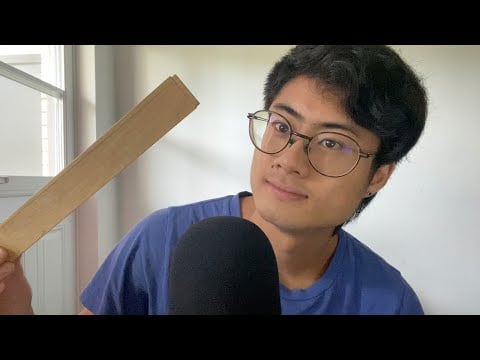 Wood, Cardboard, and Paper Sounds! Fast and Aggressive Tapping and Scratching! | YamASMR