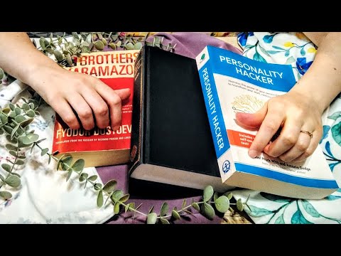 Book & Paper ASMR {Tapping & Scratching, Tracing, Page Rubbing & Flipping} Soft Spoken