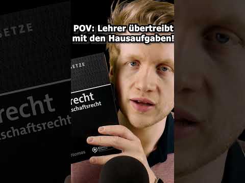 ASMR - POV: Lehrer übertreibt mit den Hausaufgaben! #shorts #asmr #roleplay #deutscheasmr