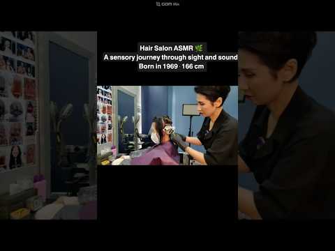 Hair Salon ASMR: Visual and Auditory Activation # Digital Setting Perm for Bouncy and Long-lasting